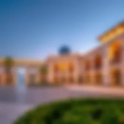 Stunning architectural design of Al Zahia Clubhouse