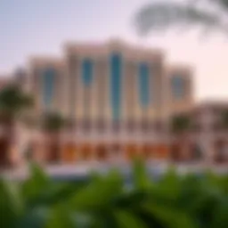 Stunning view of Hatta Hotel showcasing its elegant architecture