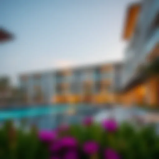 Stunning architectural view of The Cove II showcasing modern design