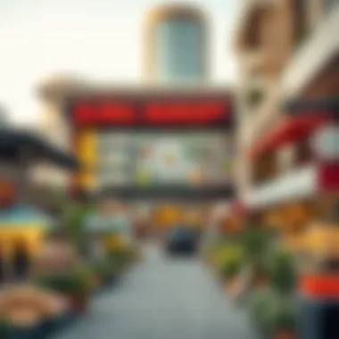 Global Marketplace: A Hub for Expatriates A vibrant marketplace showcasing international products in Dubai