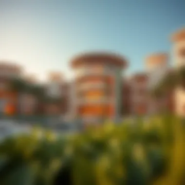 Elegant architecture of The Pointe with modern design elements