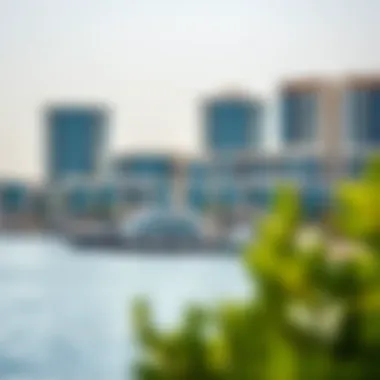 Panoramic view of The Pointe showcasing its stunning waterfront