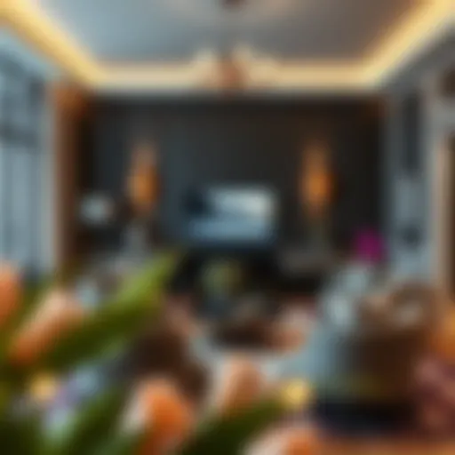 Elegant living room design by Tricon Interiors