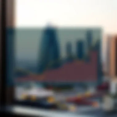 An analytical chart displaying the fluctuations in UAE visa charges over time