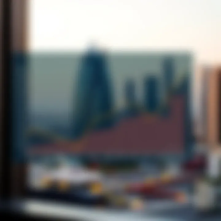 An analytical chart displaying the fluctuations in UAE visa charges over time