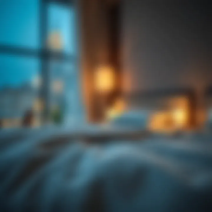 Map highlighting key locations for bed space rentals in Dubai