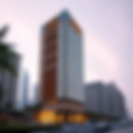 Architectural design of Capital Bay Tower B showcasing modern aesthetics