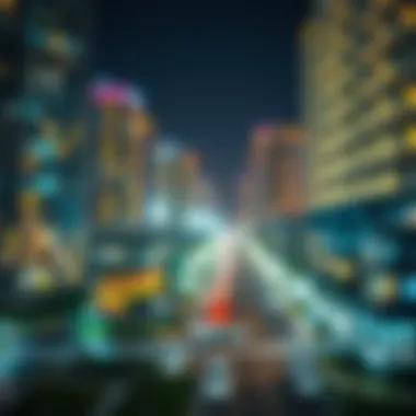 An artistic depiction of property transactions in Dubai