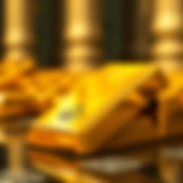 Gold Bars: A Symbol of Wealth A close-up of gold bars