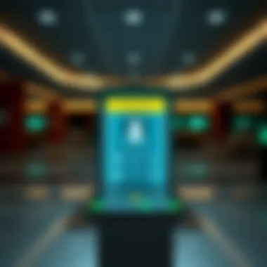 Technological Innovations in ID Application Digital interface for Emirates ID application emphasizing technological advancements