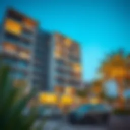 A modern apartment building in Dubai
