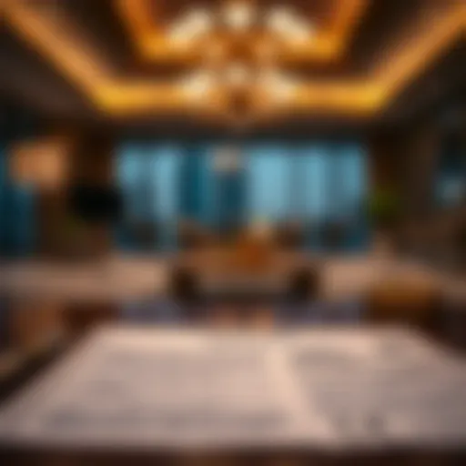 Illustration of a property title deed in Dubai