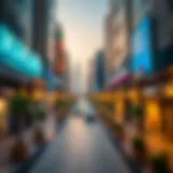 Visual representation of Dubai's real estate market with highlighted Makani numbers.