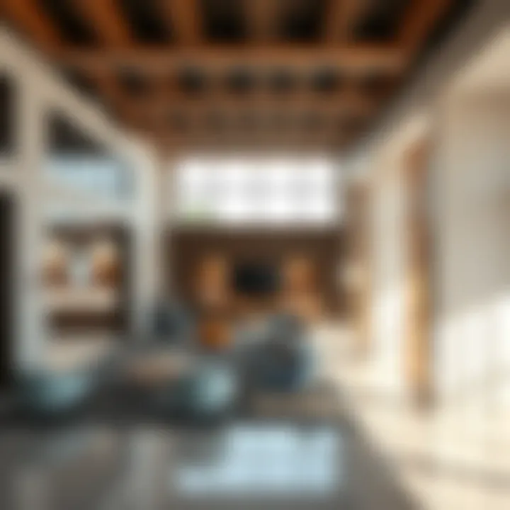 Interior space of Wilson Building highlighting community engagement areas