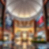 Stunning architectural view of Yas Mall